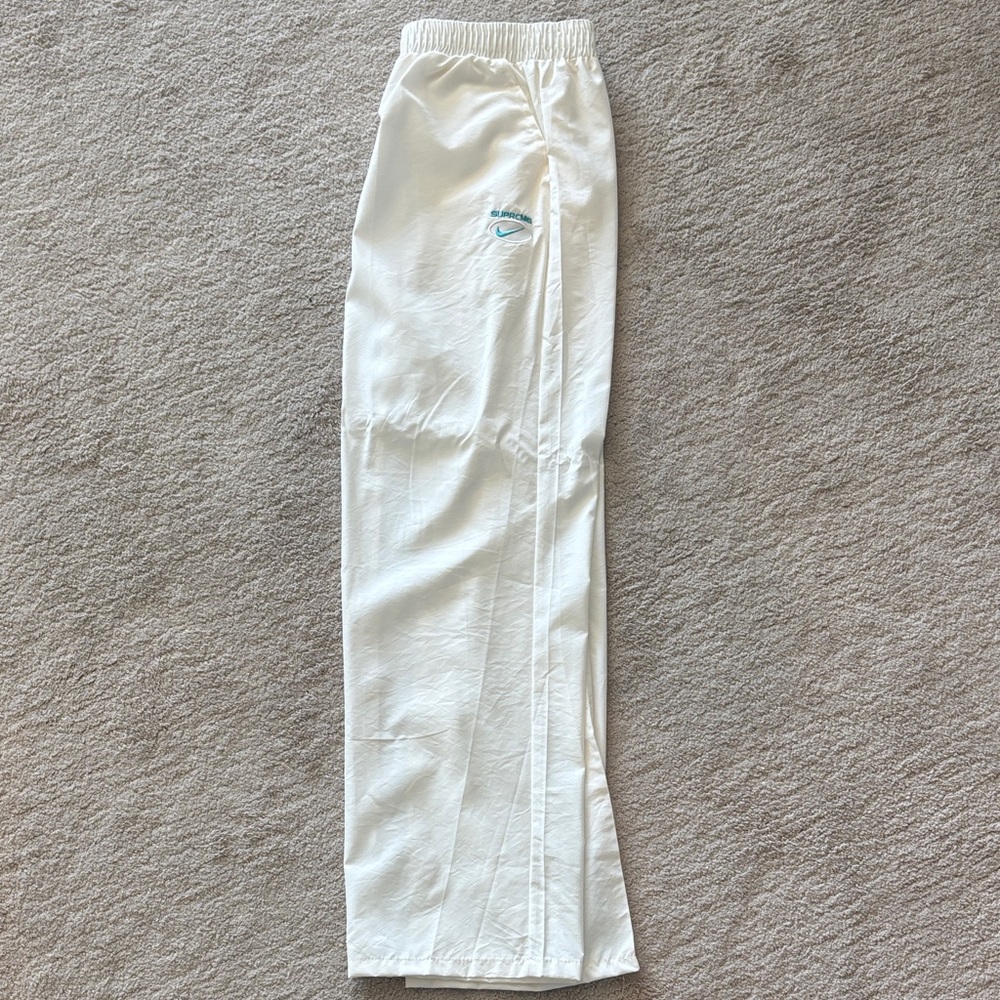 White Track Pants